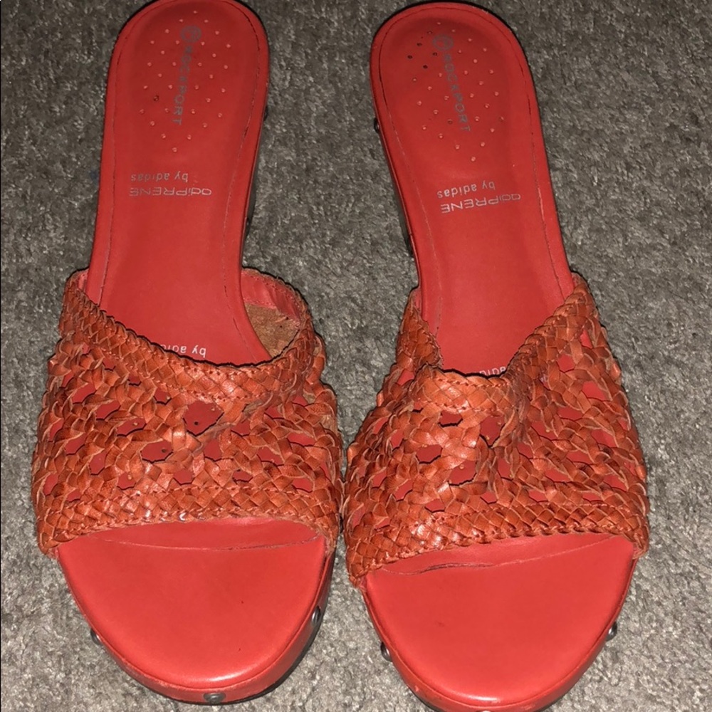 Rockport Burnt Red Heels